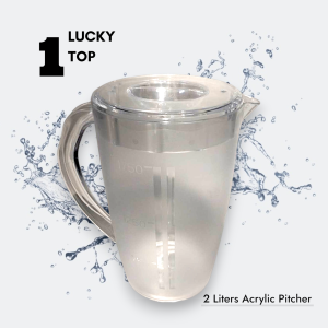 2 LITERS WATER ACRYLIC PITCHER (PITCHER WITH 4 TUMBLERS / PITCHER / 4PCS TUMBLER / PITCHER SET / PITSEL SET
