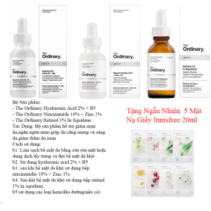 [HN] Bộ Sản Phẩm Hỗ Trợ Giảm Mụn ẨnThâm Do MụnSáng Và Căng Da