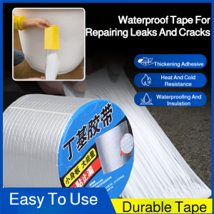 Heavy Duty Butyl Aluminum Foil Tape Waterproof Sealant for Roofing Pipes & Steel Tile Leak Repair Butyl Tape Waterproof Sealant Aluminum Foil Tape