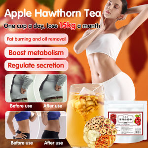Fat Burning And Oil Detoxification Apple Hawthorn Tea Fruit Tea Preservative Slimming Health And Wellness
