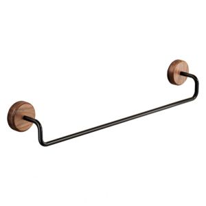 JEHUA Anti-Rust Wall Mounted Towel Holder Modern Style Simple Installation Bathroom Towel Hanger Storage Holder Wall Mounted Single Bar Storage Holder Bathroom Storage