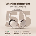 Edifier WH950NB Wireless Bluetooth Noise Cancelling Headphones Hi-Res Audio 4-Mic ENC Bluetooth V5.3 40mm Type-C Fast Charge Hybrid ANC Dual Device Connect. 