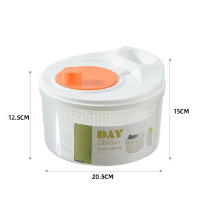 Manual Salad Dehydrator Vegetable Colander Rotary Salad Spinner Wash Drain Basket Multifunction 蔬菜脱水器
