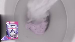 Ultra Foaming Toilet Cleaner Powder Pouches Self-Activating Cleaning Foam Easy Deep Clean for Home & Bathroom ﻿