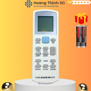 Điều khiển điều hòa DAIKIN Mã 01 remote máy lạnh DAIKIN - Tặng kèm pin - Hoàng Thịnh SG