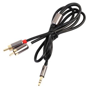 CEBTHP TV Aux Speaker RCA Male 3.5mm Jack Headphone 3.5 To 2RCA RCA Cable Audio Cable Splitter