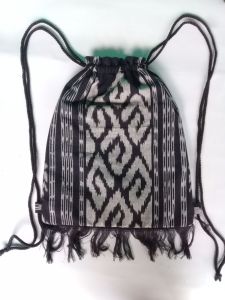 Tas ransel serut wanita/pria(free gelang tenun)