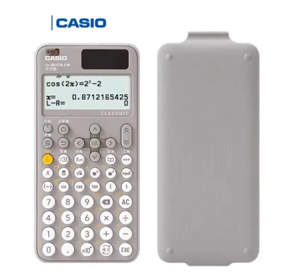 CASIO CLASSWIZ FX-991CW High-Quality Scientific Calculator with Solar and Battery Powered - Pink