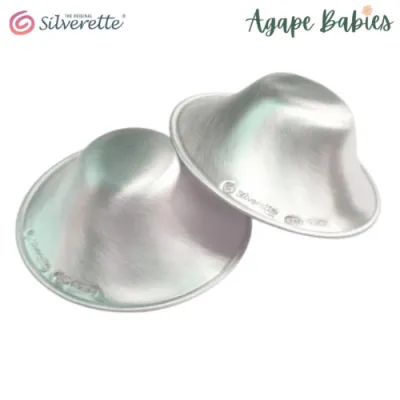 Silverette Silver Nursing Nipple Cups (1 Pair) - 3 Sizes