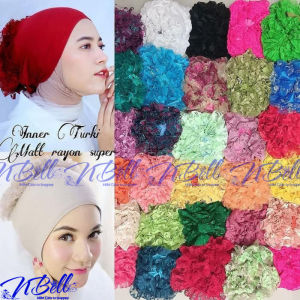 CIPUT TURKI KONDE TANPA TALI / INNER CEPOL BRUKAT BAHAN ADEM/ DALEMAN HIJAB MURAH GROSIR