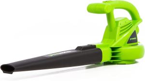 Greenworks 7 Amp 160 MPH/150 CFM Single Speed Electric Blower 24012 green