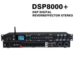 DSP-8000/DPS-8000+ เอฟเฟกต์ล่วงหน้าระดับมืออาชีพ KTV คาราโอเกะบ้าน คาราโอเกะ DSP โปรเซสเซอร์เสียงก้อง Bluetooth โคแอกเซียล