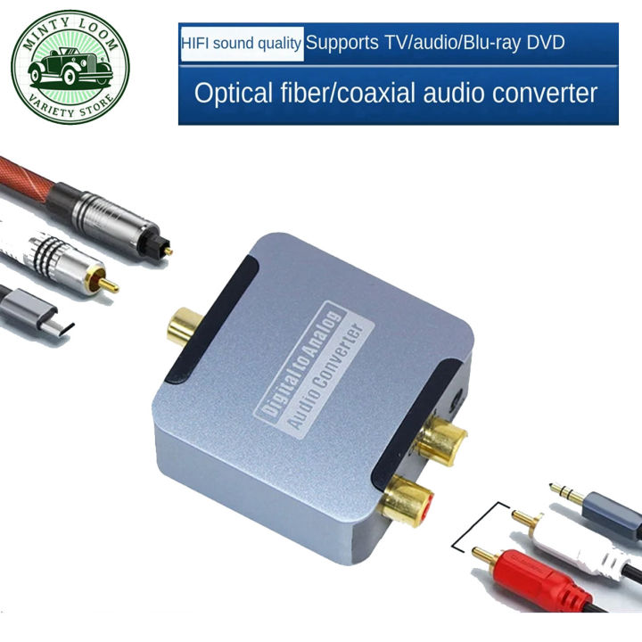 Spdif Rca Optical/Spdif to RCA audio converter for Sharp/Sony/Samsung TV connect ...