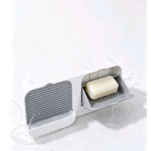 SINGLE SOAP BOX SABUNAN BATHROOM USE BATHROOM DRAIN SINGLE SOAP BOX WALL HANGING RACK