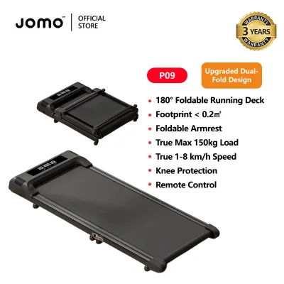 ✅SG Ready Stocks✅ JOMO 2 in 1 Foldable Treadmill 150kg Load 3HP Motor Remote Control Home Use
