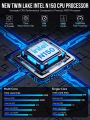 GMKtec Nucbox G9 MINI PC Intel N150 MINI NAS Windows 11 Pro LPDDR5 M.2 2280 SSD WIFI6 BT5.2 Dual Triple Screen Gaming Computer. 
