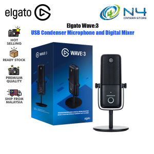 Elgato Wave:3 - Premium Microphone & Digital Mixing Solution
