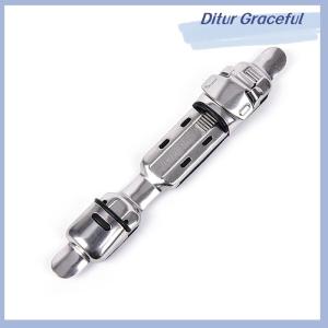 Ditur Stainles thép cần câu bánh xe ghế cực boong que Clip Reel trang bị boong ghế