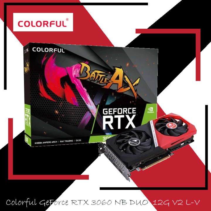*NEW*Colorful GeForce RTX 3060 NB DUO 12G V2 L-V GDDR6 192BIT Graphics ...