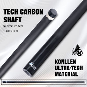 Konllen Carbon Fiber Shaft with professional carbon shaft 3/8*8 Joint 11.8mm tip pool cue for Billiard cue stick