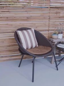 AUREO Balcony Table And Chair Three Piece Bar Table Coffee Table Simple Outdoor Rattan Chair