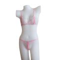 Lingerie Seksi Bra Set Sexy Lingerie Lace Transparent Open Bra G-String Bikini A1290. 