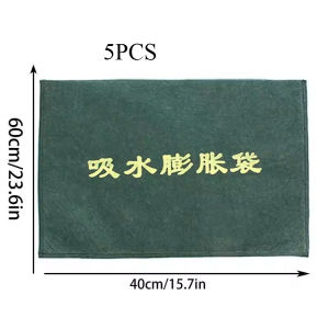 Flood Bag Water Barrier Lightweight and Reusable The Sand-Free Flood Control Barrier Can Absorb Water