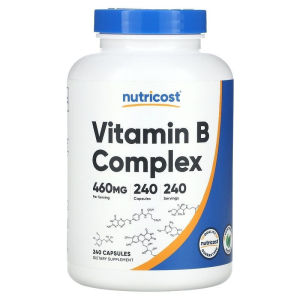 Nutricost Vitamin B Complex  mg  10  / 0 Capsules  Vitamin B Complex 0 Capsules