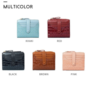 Genie Wallet Dompet Wanita Croco leather Dompet Lipat Wanita - Dompet kekinian 2023 - Dompet koin