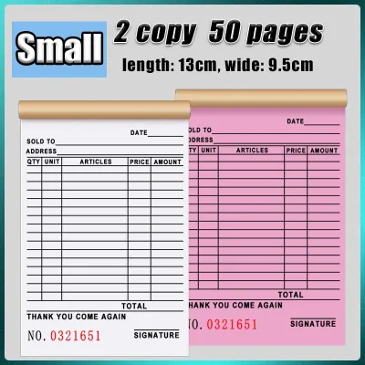 JIANTAI 50/60 Pages 2/3COPY Delivery Receipt Wholesale Price Carbonized Paper Receipt Resibo Duplicate Order Slip Receipt 32K/64k Receipt Resibo With Carbon Carbon Paper