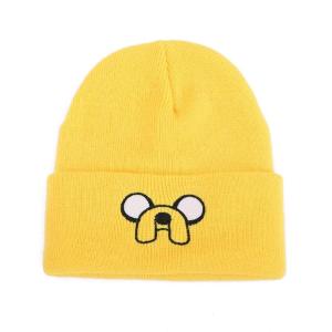 Adjustable Knitted Hat Fashionable Puppies Pattern Knitted Hat Comfortable Hat for Outdoor Activity