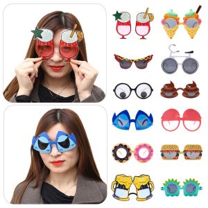 RJQFNG Sun Flower Funny Decorate Shark Sunglasses Selfie Props Party Birthday Glasses