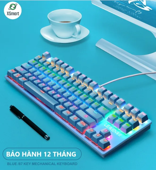 Bàn Phím Cơ Máy Tính K2 PRO Với 10 Chế Độ LED Khác Nhau Keyboard Blue Switch Cho Máy Tính Laptop PC Phím Phù Hợp Chơi Game Dùng Làm Việc Văn Phòng Có Cục Chống Nhiễu 4 Màu Đen Trắng Hồng Xanh | BigBuy360 - bigbuy360.vn Bàn Phím Cơ Máy Tính K2 PRO Với 10 Chế Độ LED Khác Nhau Keyboard Blue Switch Cho Máy Tính Laptop PC Phím Phù Hợp Chơi Game Dùng Làm Việc Văn Phòng Có Cục Chống Nhiễu 4 Màu Đen Trắng Hồng Xanh | BigBuy360 - bigbuy360.vn
