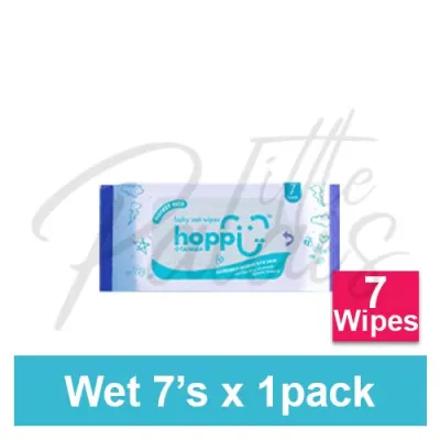HOPPI Baby Wet Wipes Antibacterial Wipes Tissue [7s/20s/80s] Tisu Basah Bayi