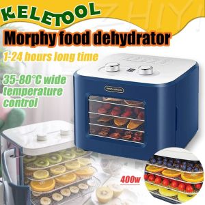 Food Dehydrator Fruit Dryer Machine 4 Layers Stainless Steel Grid Capacity Fruit Vegetable Dryer Beef Jerky Pet Snack