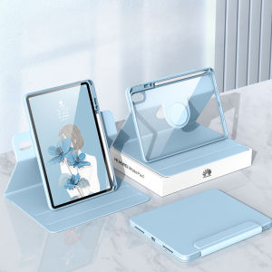 Detachable Acrylic Smart Hard Case for Xiaomi Pad 5 6 Pro 11 Inch 2023 with Pencil Holder Stand Casing Cover