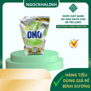 Nước giặt quần áo omo matic cho bé yêu 36KG
