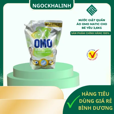 Nước giặt quần áo omo matic cho bé yêu 36KG