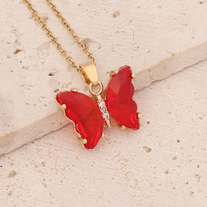 🔥IVY Personalized Butterfly Pendant Necklace Ins Fashion Necklace Elegant Temperament Clavicle Chain