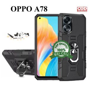 OPPO A78 (CPH2565) CASE ROBOT HIT EYE RING STANDING CESING BELAKANG-CASE PENUTUP HEADPHONE OPPO