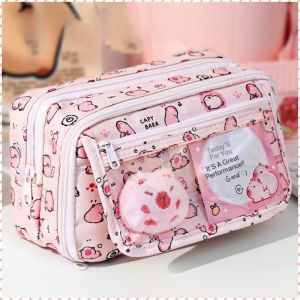 Stationery Bag Durability Pencil Case High Value Large Capacity Water Dolphin Nine Layers