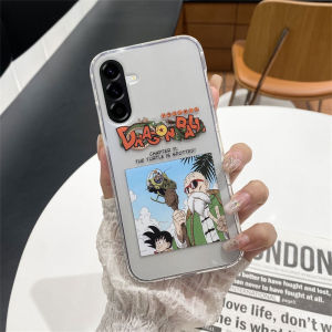 Phone Case for Galaxy A56 A36 A26 A16 LTE A06 5g Cute Cartoon Tenkaichi Budokai Kame Sennin Pattern Clear Rubber Soft Casing for Samsung A36 A56 5g For Boy Cover Case