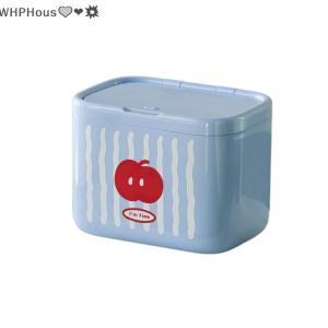 WP💓💛💖 Cotton Swab Ball Qtip Holder Dispenser With LidContainer Dispenser Box For Bathroom Home Storage OrganizationVanity Organizers