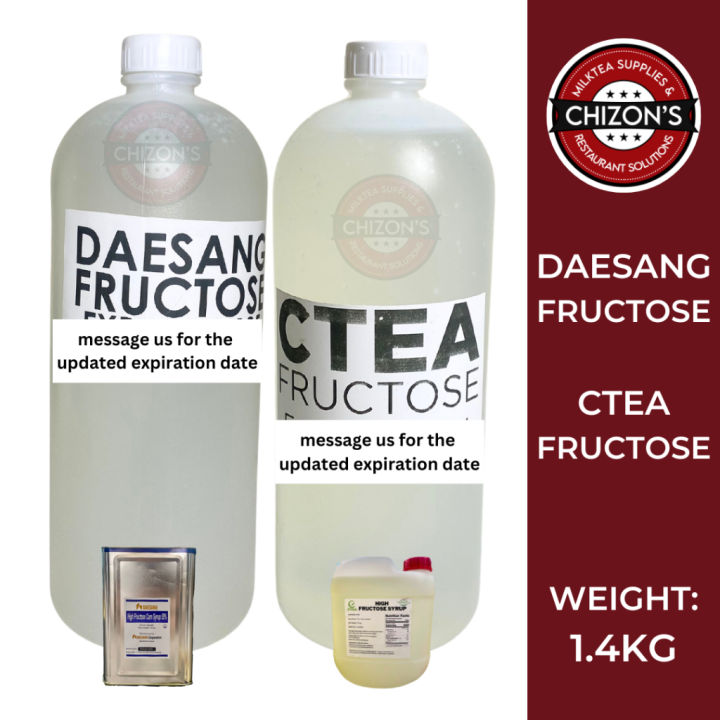 Daesang Fructose CTEA Fructose 1.4kg for Milktea, Coffee, Frappe, Juice ...