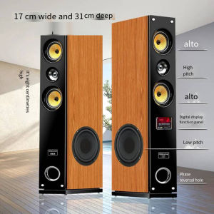 Floorstanding Speaker  With Mic Sound box speakers karaoke big home theater speaker system with amplifier