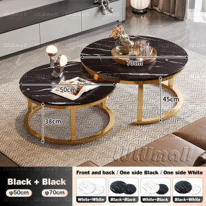 Creative Simple Small Modern Living Room Gold Frame Tea Table