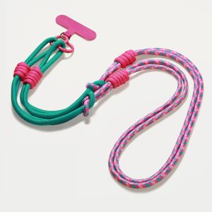 INEXTIN 3 trong 1 Dây đeo điện thoại 120cm Có thể tháo rời Dây đeo điện thoại di động Dây cổ