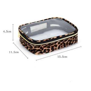 BECORATE Clear Pouch Organizer Waterproof Transparent Makeup Bag Toiletries Essential Portable Travel Pouches