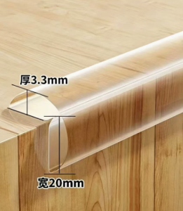 Transparent Corner Protector Strip 3M Self Adhesive Baby Safety Table Edge Guard MY Ready Stock
