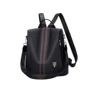 TAS RANSEL WANITA HITAM TA1093B5 AINSLEY KULIT TALI BAHU KERJA SEKOLAH MUAT BANYAK TERBARU BACKPACK